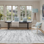 4x10 Wide Hallway Runner Rug: Washable Soft Rug Runners - Image 4