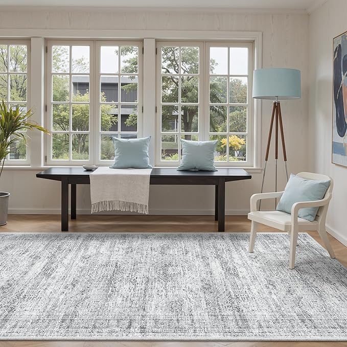 4x10 Wide Hallway Runner Rug: Washable Soft Rug Runners - Image 4