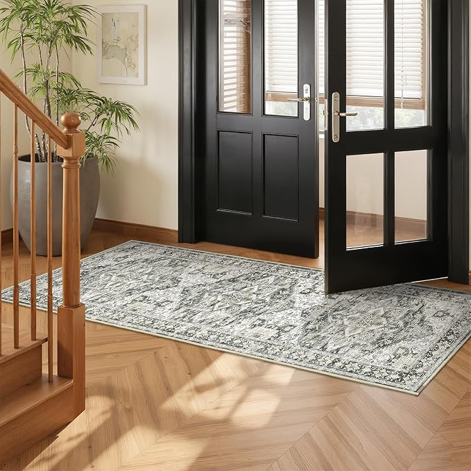 Runner Rug 2x6, Non Slip Washable Rugs - Image 3