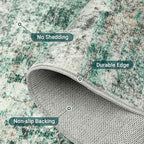 LEPEII 8x10 Area Rugs, Machine Washable Low Pile Rugs - Image 6