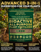 Bioactive Plant Fertilizer Granular Clean-Release, High Carbon Genius+ 1Kg