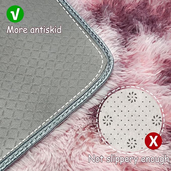 Tie-Dyed Blush 3x10 Machine Washable Runner Rugs - Image 4