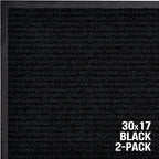 Sierra Concepts 2-Pack Front Door Mat Ribbed Black - Image 7