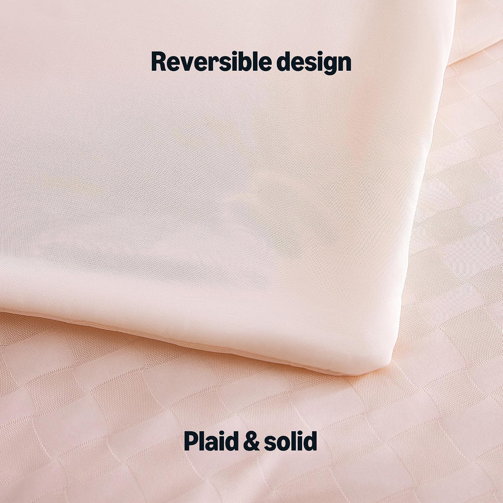Amazon Basics Cooling Comforter, Soft Lightweight Waffle Weave Blanket for Hot Sleepers, Summer & All Season Bedding to Keep Cool for Night Sweats, 68"x90", Twin, Pink