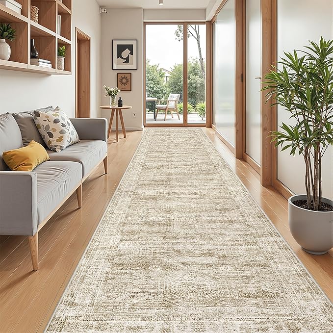 3x16 Washable Runner Rug for Hallway, Non-Slip Long Hallway Runner for Entryway - Image 4