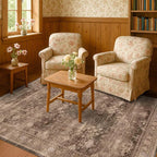 Hazo Haus Boho Taupe Brown 5x7 Living Room Rug - Image 8