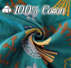 MSGKV Boho Throw Blanket 100% Cotton Blankets - Image 5