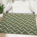 OLANLY Front Door Mat, Non-Slip Rubber Backing, Dirt Resistant and Absorbent by OLANLY