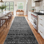 4x12 Washable Hallway Runner Rug：Moroccan Non-Slip Wide Runners - Image 2
