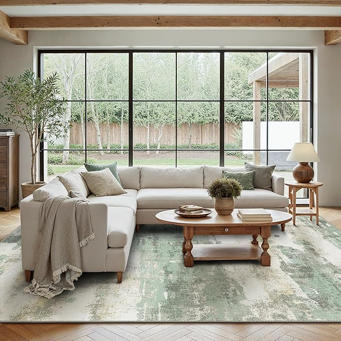 BEIMO Area Rugs 8x10 for Living Room Bedroom, Modern Abstract Machine Washable - Image 3