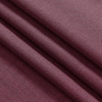 Nanspring Burgundy Linen Curtains 84 Inch Length 2 Panels Set - Image 7