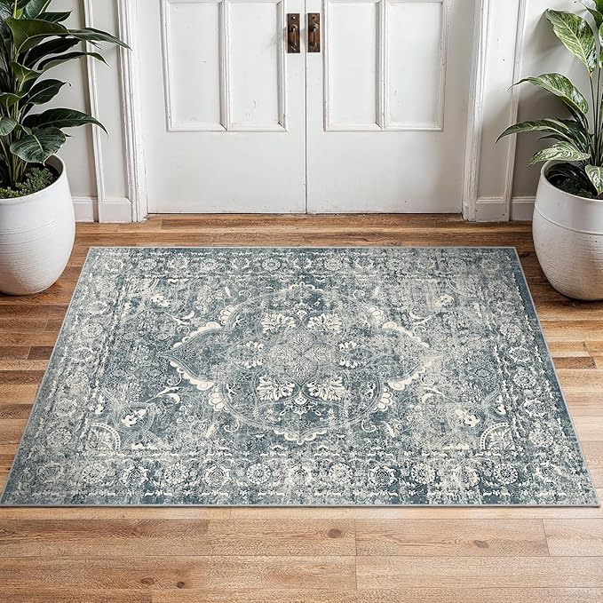 2x3 Entryway Area Rug Washable - Image 4