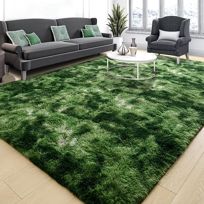 Tepook Fluffy Large Rugs for Living Room, Area Rug 6x9 Soft Carpet for Bedroom - Image 2