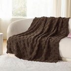 Bedsure GentleSoft Brown Throw Blanket - Image 6