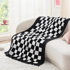 Bedsure GentleSoft Checkered Twin Blanket - Image 2