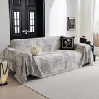 MYSKY HOME Boho Couch Cover for Dogs Washable Grey Abstract Couch Sofa - Image 2