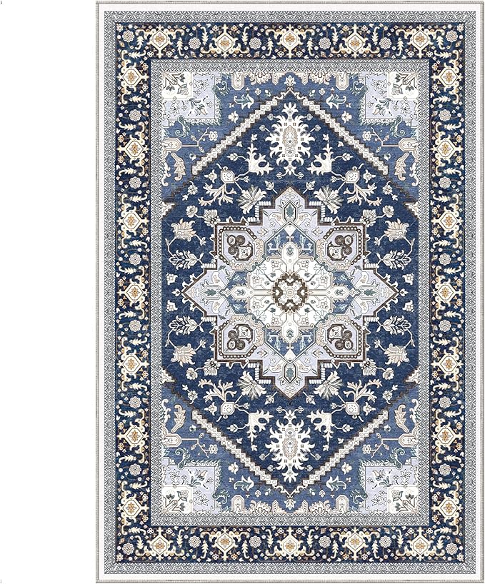OPPODREAM Soft Area Rugs 4x6, Low-Pile Washable Rugs 4x6 - Image 9