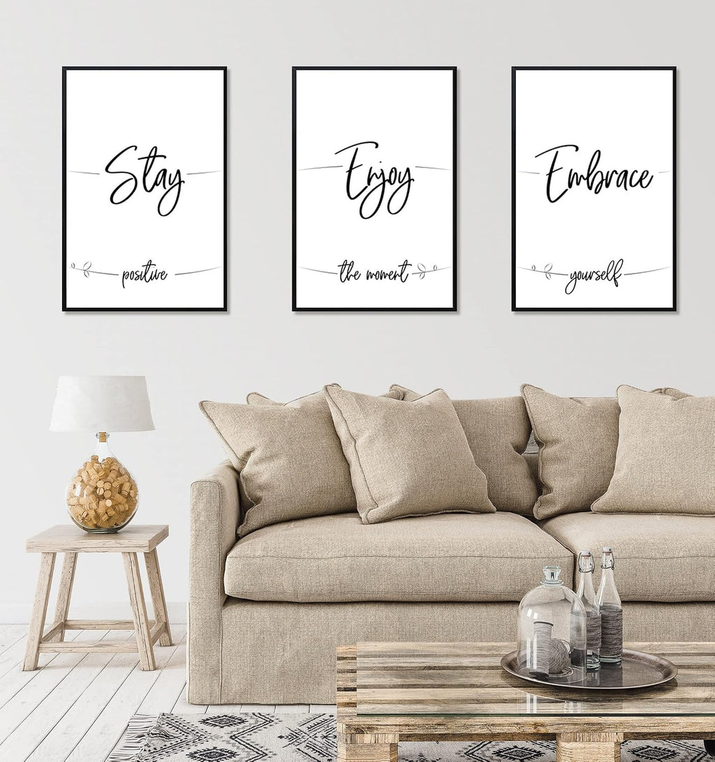 ELSKER&HOME 24x36 Poster Frame 3 Pack, Black