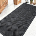 OLANLY Front Door Mat Outside Entrance 59x23, Heavy Duty Sturdy Natural Rubber by OLANLY