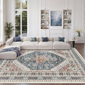 zesthome 8x10 Area Rugs for Living Room, Non-Slip Backing Washable Rugs by Zesthome