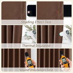 Guken 100% Blackout Curtains 120 Inch Length 2 Panels Set - Image 5