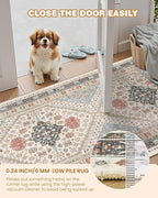 Kitchen Runner Rug Non Slip Washable 2.5x8, Soft Low Pile Entryway Rug Runners - Image 4