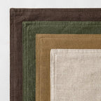 MIULEE Neutral Green/Brown Linen Pillow Covers Pack of 4 Decorative Natural - Image 6
