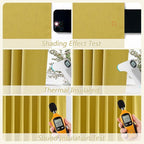 Guken 100% Blackout Curtains 96 Inch Length 2 Panels Set - Image 6