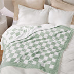 Bedsure GentleSoft Checkered Throw Blanket - Image 4