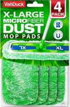 VanDuck Reusable Cotton Mop Pads Compatible with Swiffer Sweeper XL, 4 Pack