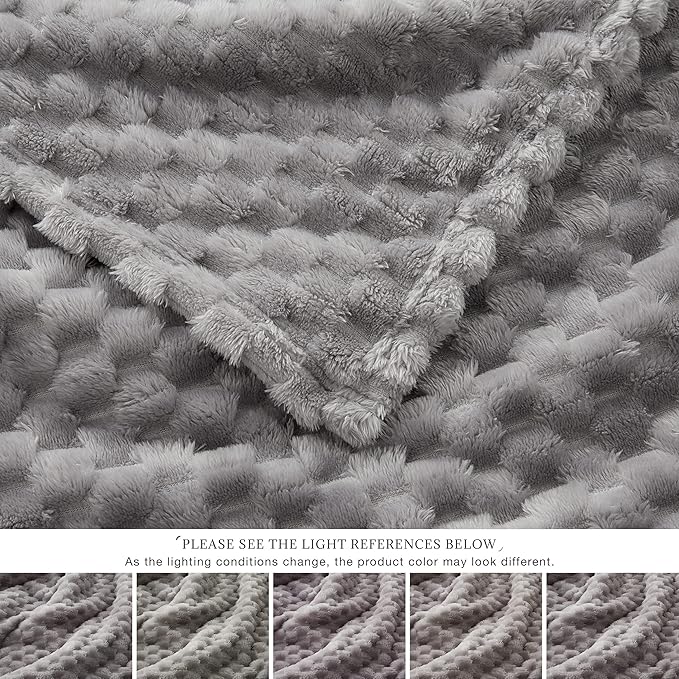 EXQ Home Fleece Throw Blanket for Couch or Bed - Image 6
