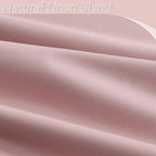Guken 100% Blackout Linen Curtains 90 Inch 2 Panels Set - Image 3