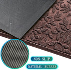 Bulijojo Sturdy Front Entrance Doormats, Durable Heavy Duty Welcome Mat - Image 4