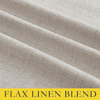NICETOWN Brich Vintage Open Linen Weave Flax Thermal Curtains, 100% Blackout - Image 8