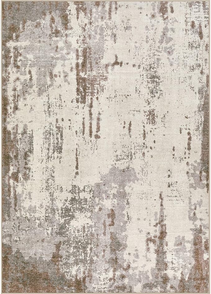 UERMEI Area Rug Living Room Rugs-Washable Neutral Modern Abstract Soft Thin - Image 9
