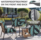 8Pcs Outdoor Cushion Covers, Patio Cushion Covers, Stretch Elastic Slipcovers - Image 4