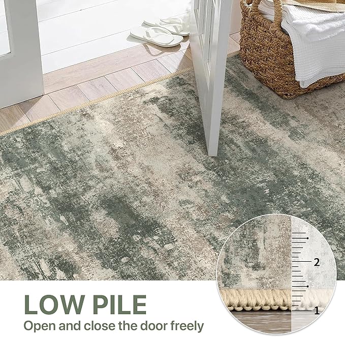 2x3 Rugs for Entryway Entrance Kitchen Bathroom, Machine Washable Modern - Image 8