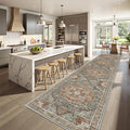 Runner Rug 2x10, Ultra-Thin Kitchen Rugs Non Slip Washable Rugs by Restydon