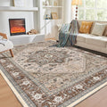 OPPODREAM Soft Area Rugs 4x6, Low-Pile Washable Rugs 4x6 by OPPODREAM