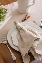 DII Chambray Kitchen, Tabletop Collection, Natural, 14x72 Table Runner
