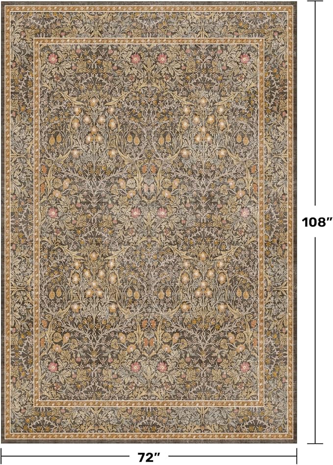 Washable Dining Room Rugs for Under Table - Image 2