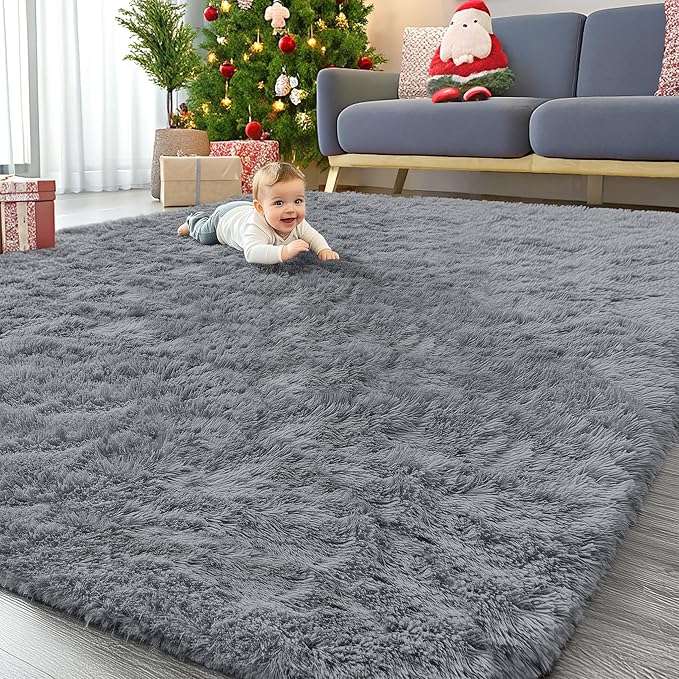 OLANLY 7x10 Machine Washable Large Area Rugs by OLANLY