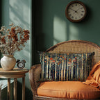 Rustic William Morris Inspired Autumn Forest Decor Pillow Covers 12x20 - Image 4