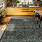 Washable Dark Green 10x12 Rug for Living Room - Image 7
