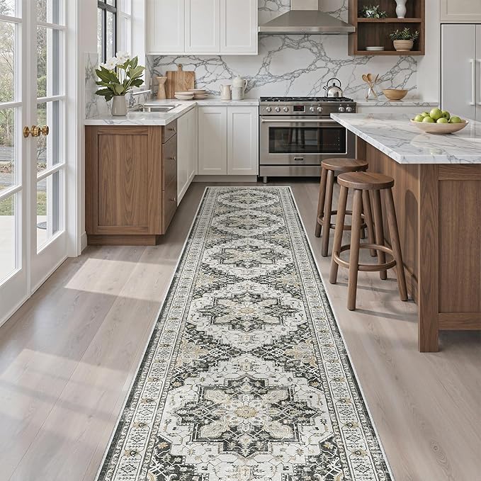 Madane Hallway Runner Rug 2x12, Extra Long Washable Runner Rugs - Image 6