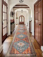 SERISSA Runner Rug for Hallways, Extra Long Boho Rug Ultra Soft Vintage Tribal by SERISSAHomeDecorCollection