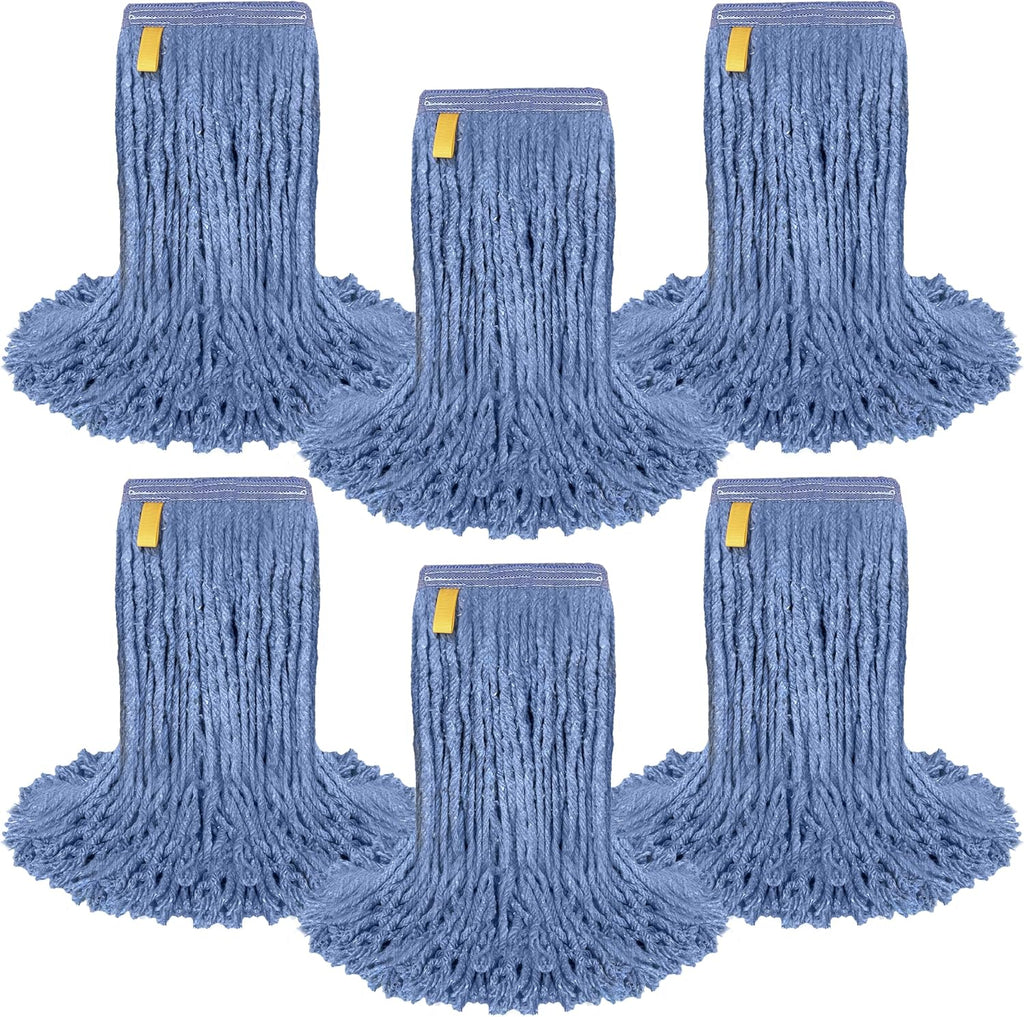 KLEEN HANDLER Blended Cut End Commercial Mop Head Replacement 24-Pack