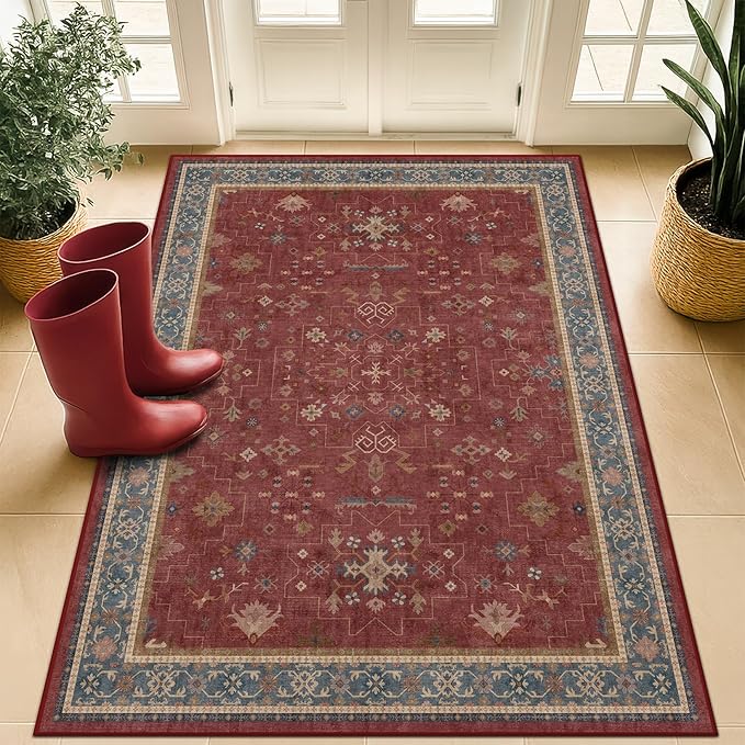 Washable 3x5 Entry Way Rugs Indoor by HazoHaus