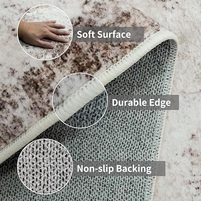 Hallway Runner Rug 2x8 Washable: Entryway Runners Rugs Non Slip Easy-to-Clean - Image 6