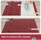 BEQHAUSE Kitchen Rugs and Mats 2PCS, Non-Slip Kitchen Mats - Image 9